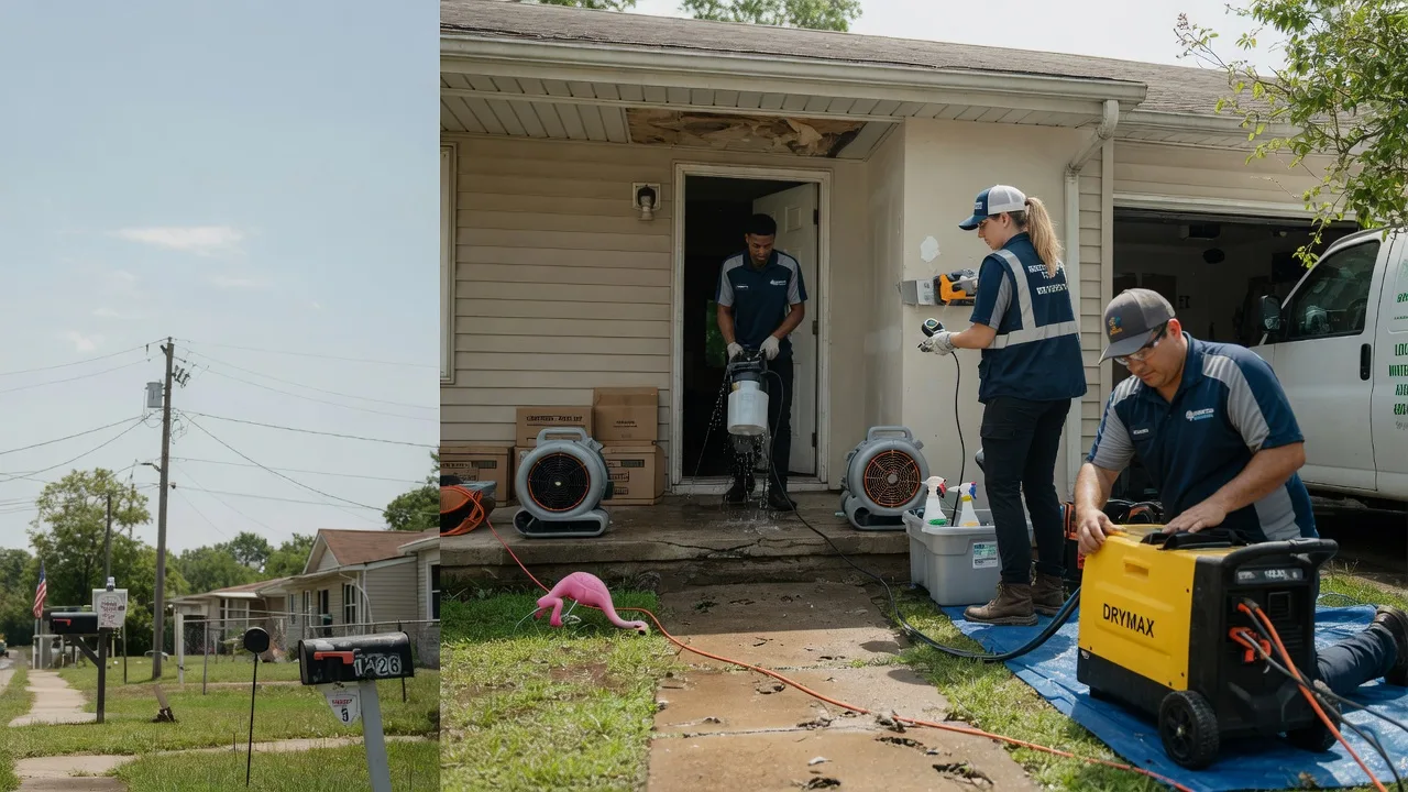 Storm Damage Water Removal in Missouri near me